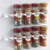 4pcs/set Universal Spice Jar Clips; Useful Organizer And Dispenser For Refrigerators; No Screws Needed