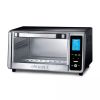 Digital 4-Slice Toaster Oven Air Fryer with 11 Cooking Functions Stainless Steel Gray