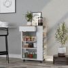 Kitchen Cart Sonex, Kitchen, White / Light Oak