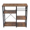 3-Tier Kitchen storage shelf;  Baker's Rack ; Microwave Stand with Storage for Kitchen Dining Room Living room