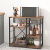 3-Tier Kitchen storage shelf;  Baker's Rack ; Microwave Stand with Storage for Kitchen Dining Room Living room