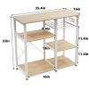 3-Tier Kitchen storage shelf;  Baker's Rack ; Microwave Stand with Storage for Kitchen Dining Room Living room