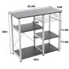 3-Tier Kitchen storage shelf;  Baker's Rack ; Microwave Stand with Storage for Kitchen Dining Room Living room