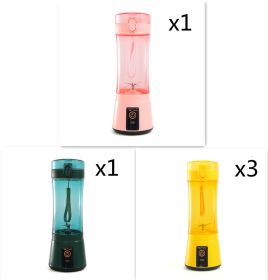 Portable Blender Portable Fruit Electric Juicing Cup Kitchen Gadgets (Option: Set8-USB)